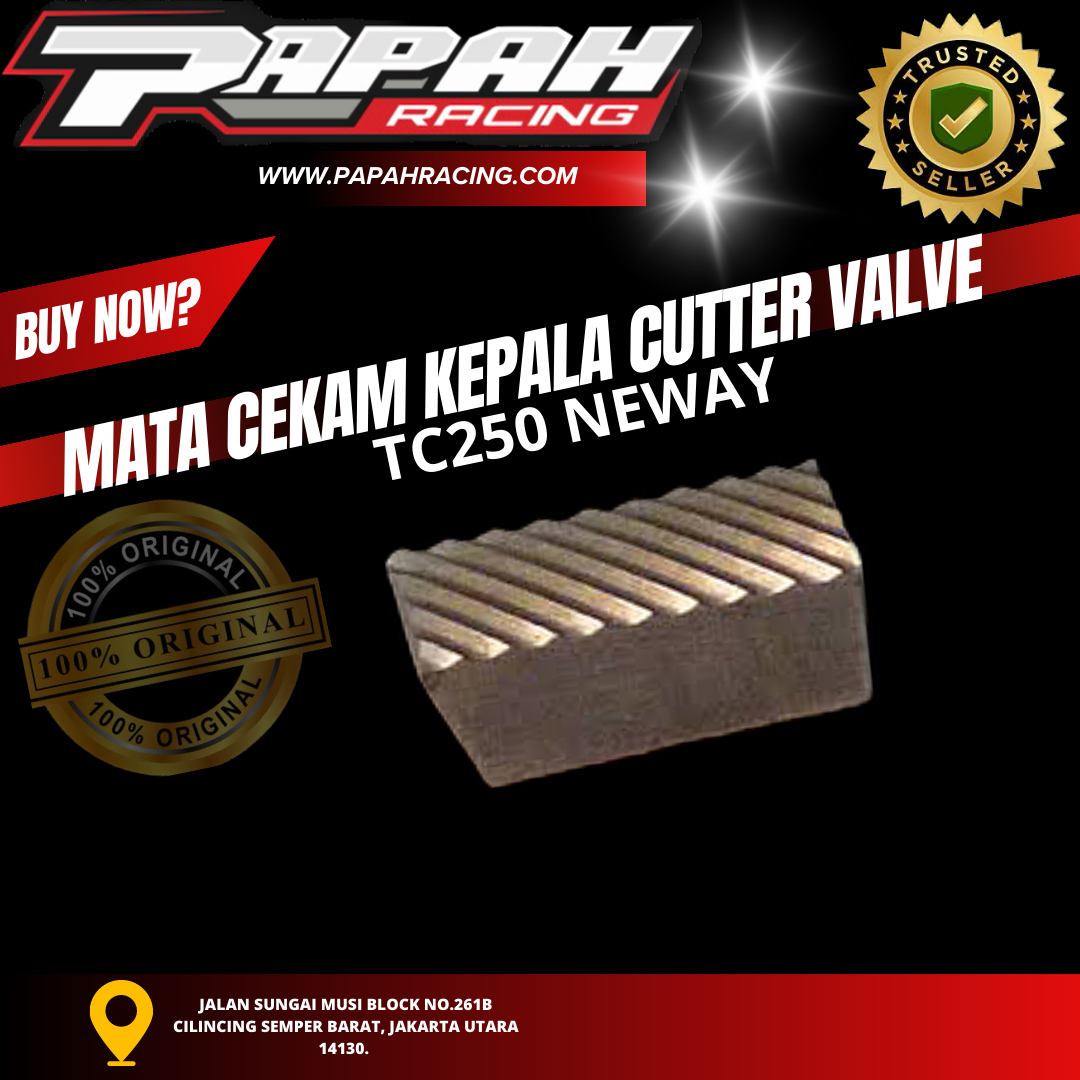 MATA CEKAM KEPALA CUTTER VALVE TC250 NEWAY (1pcs)